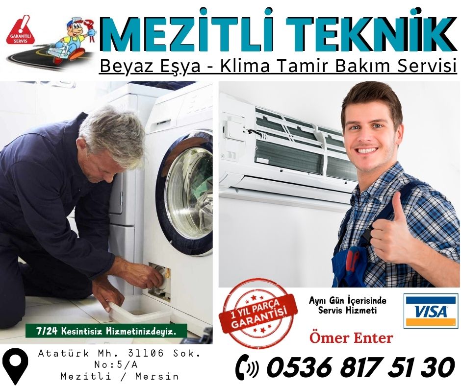 Mezitli Çamaşır Makinesi Tamircisi